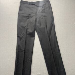 Versace Collection Black Wool Dress Pants 35x32 Italy MSRP $900